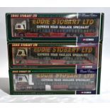 Corgi “Eddie Stobart” 1:50 scale, a boxed quad group