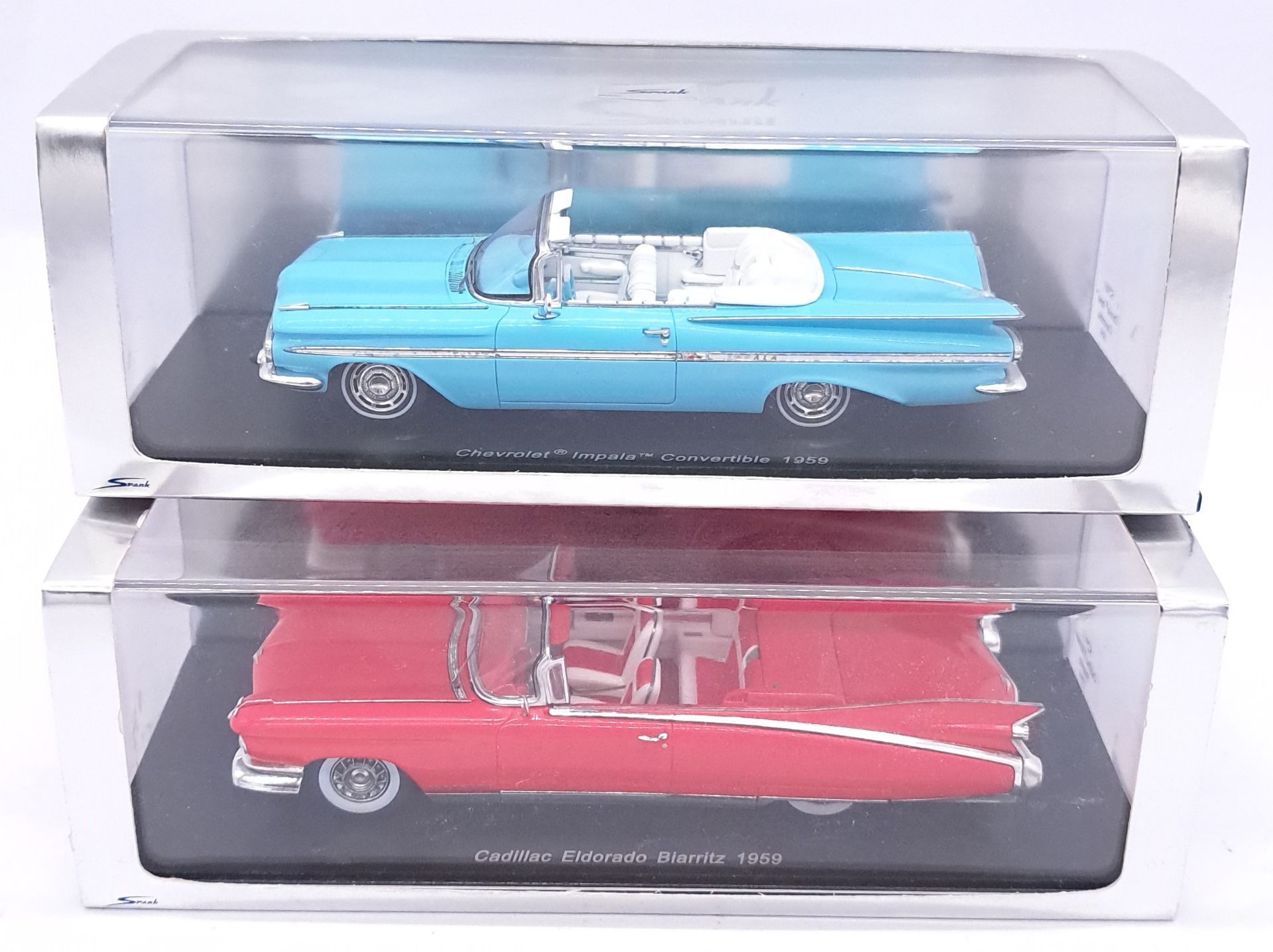 Spark (Minimax) a boxed 1:43 scale pair