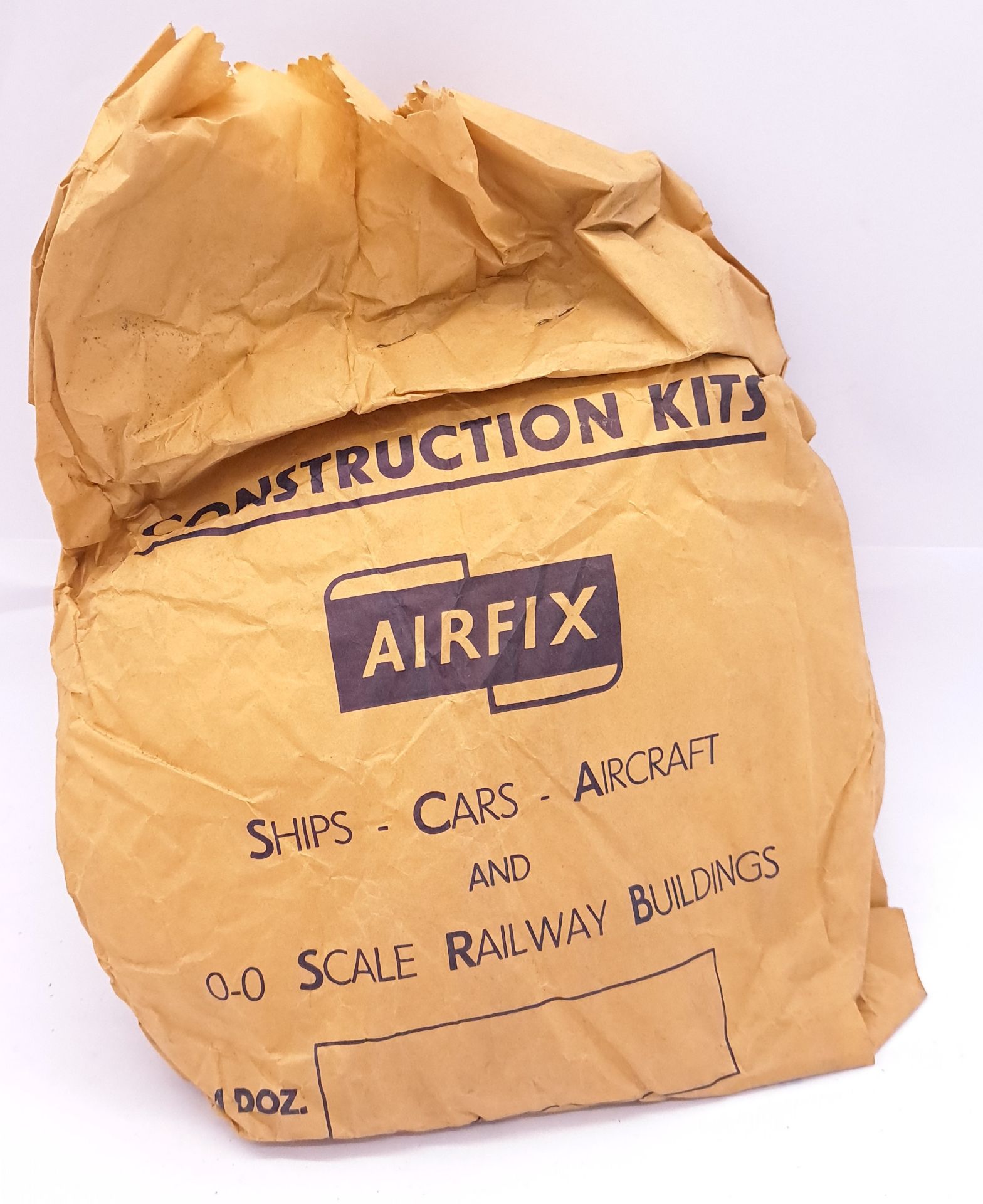 Airfix c1960’s ORIGINAL TRADE BAG complete with Bagged (possibly Type3) “Fokker DR1” Kits - Bild 3 aus 7