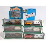 Cararama & similar, car & caravan & similar, a boxed group