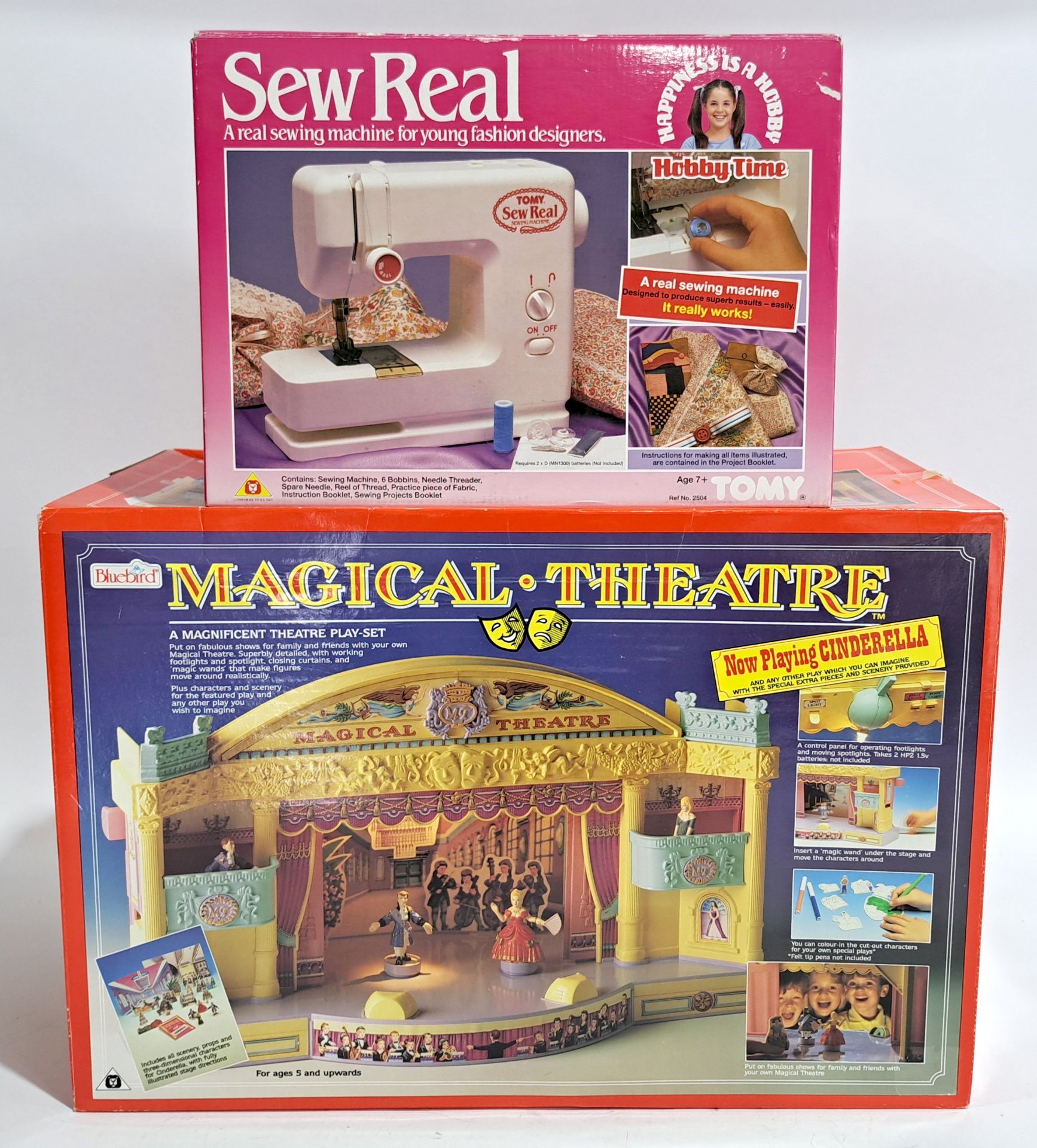 Bluebird Magical Theatre, Tomy Sew Real & Board Games, a boxed group - Bild 2 aus 3