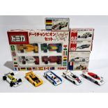 Tomica F-1 Grand Prix in Japan & similar, a boxed group of cars