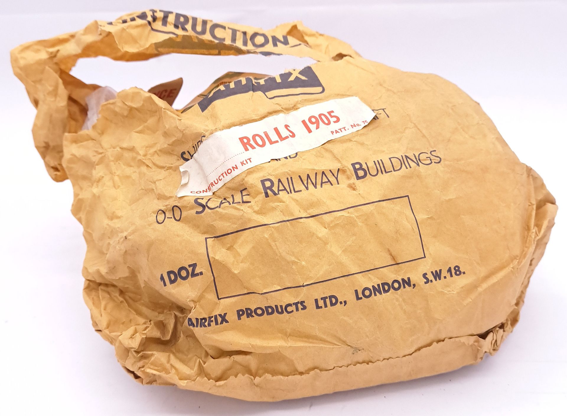 Airfix c1960’s ORIGINAL TRADE BAG complete with Bagged “1905 Rolls-Royce” - Image 5 of 7