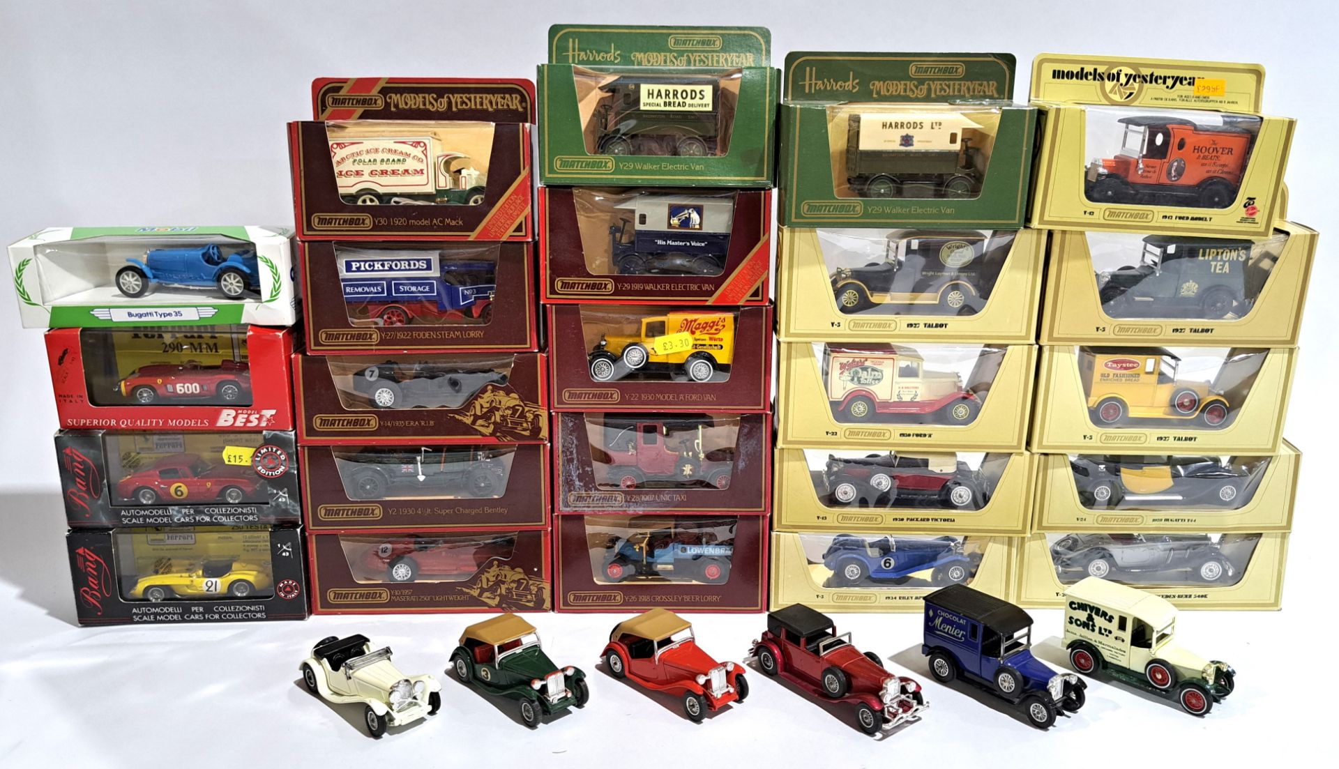 Matchbox Models of Yesteryear & similar, a boxed & unboxed group