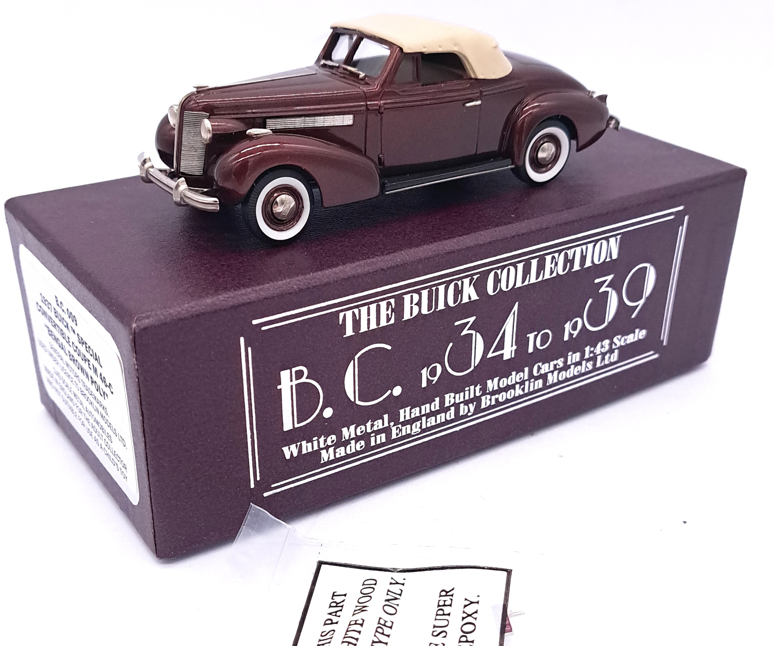 Brooklin Models (The Buick Collection) No.BC009