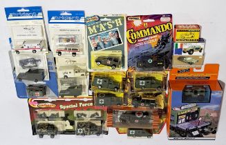 Matchbox, Majorette & similar, Military related, a boxed group