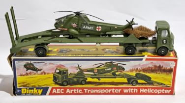 Dinky 618 AEC Artic. Transporter with Helicopter, boxed