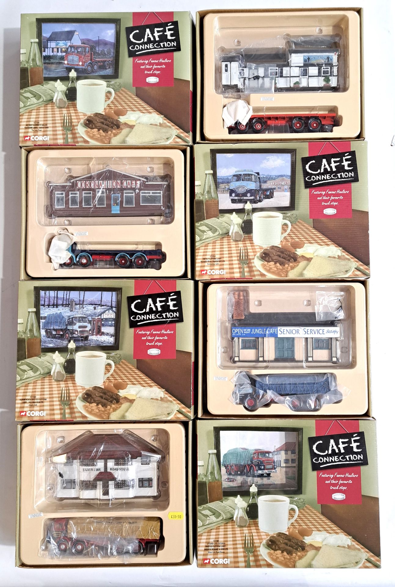 Corgi, a boxed group "Cafe Connection" Diorama Sets
