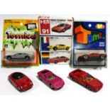Tomica Japan, a boxed group of cars
