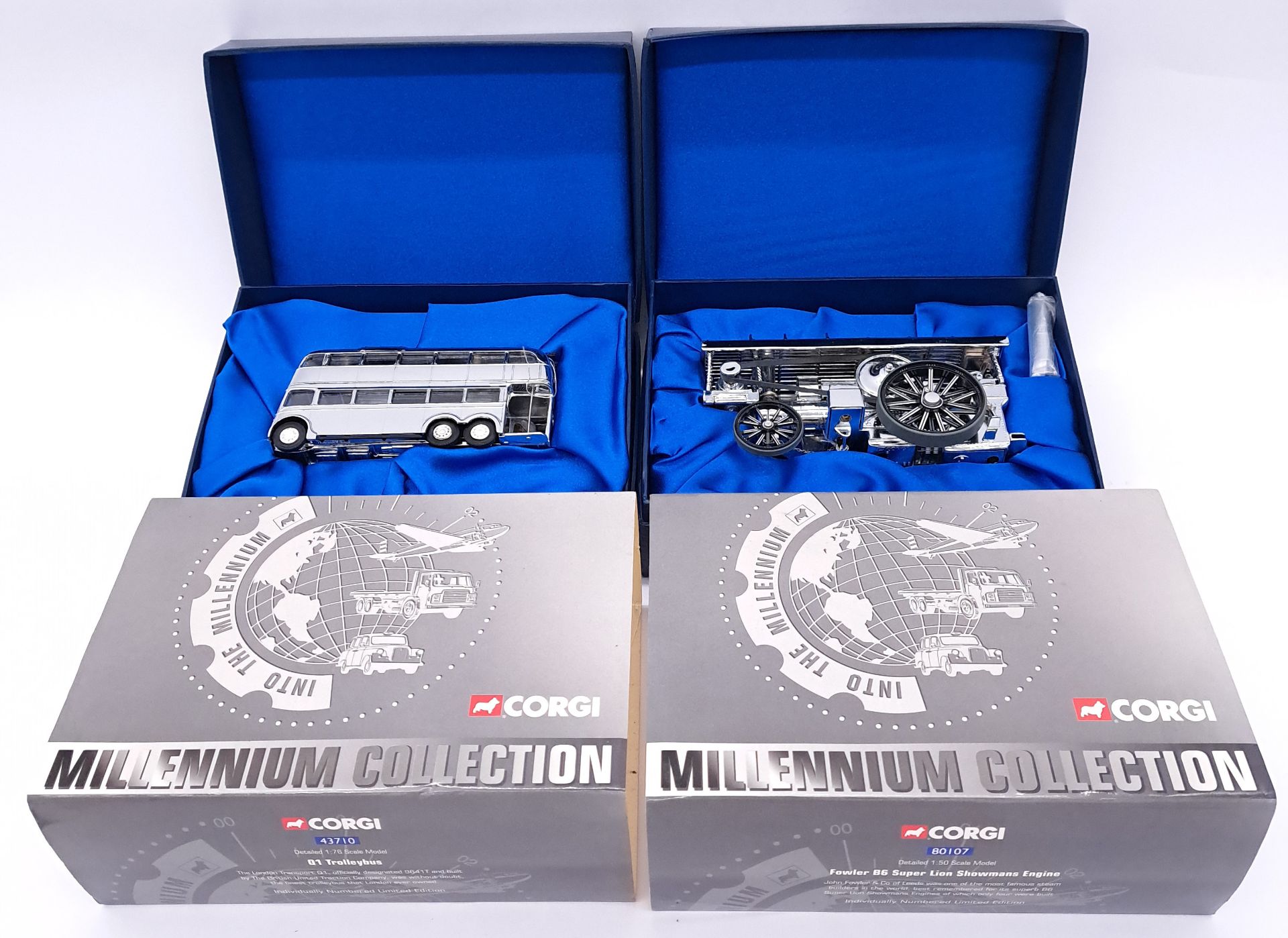 Corgi, a boxed pair "Millennium Collection"