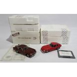 Franklin Mint & similar, 1961 Jaguar E-Type Coupe & 1964 Aston Martin DBS