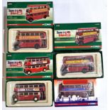 Corgi, a boxed bus group comprising of "Buses In Britain" and "Last Routemaster"