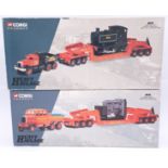 Corgi Heavy Haulage, a boxed pair of 1:50 scale sets