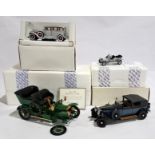 Franklin Mint & similar, a boxed & unboxed vintage car group