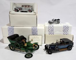 Franklin Mint & similar, a boxed & unboxed vintage car group