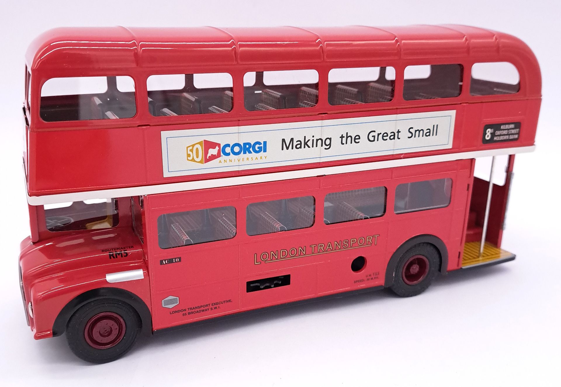 Corgi (Mettoy) MT00101 Clockwork Tinplate "London Transport" Routemaster Bus - Image 2 of 5