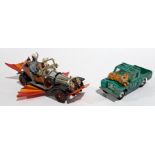 Corgi “Chitty Chitty Bang Bang” 266 with 4 figures & “Daktari Land Rover GS7, unboxed