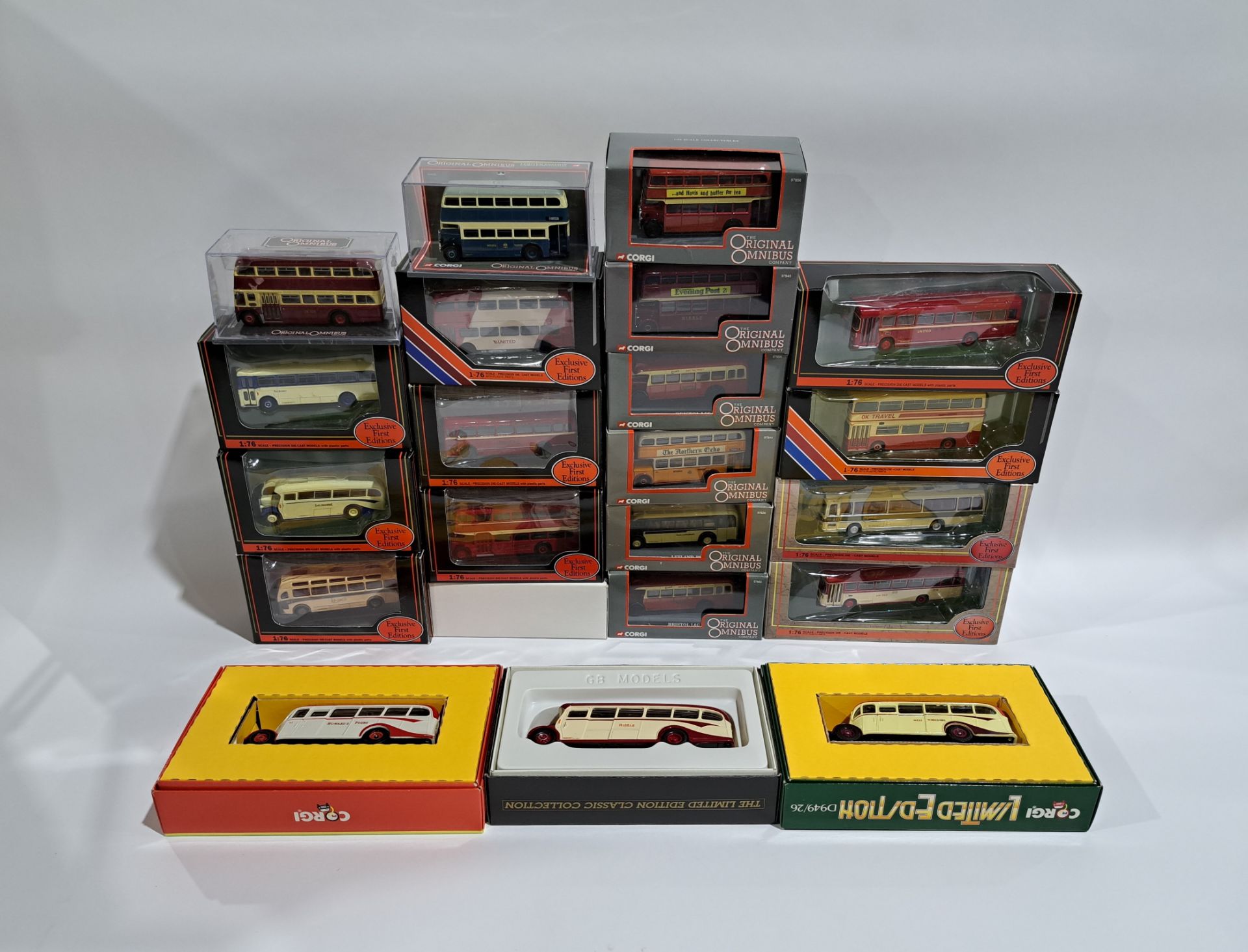 EFE, Corgi Original Omnibus & similar, Bus & Coach, a boxed group