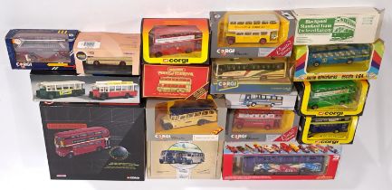 Corgi, Matchbox & similar, Bus related, a boxed group