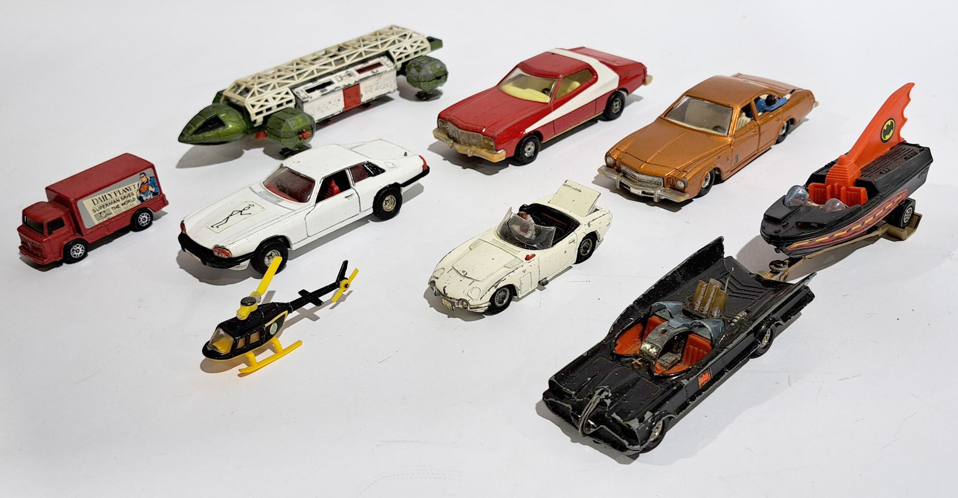 Corgi, Dinky & similar, Movie & TV related vehicles, an unboxed group