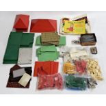Bayko Building Set Parts & instructions, an unboxed group