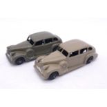 Dinky, an unboxed diecast pair of 39 Series models