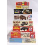 MRC, Revell & similar, Military related, Model Kits, an unmade boxed group