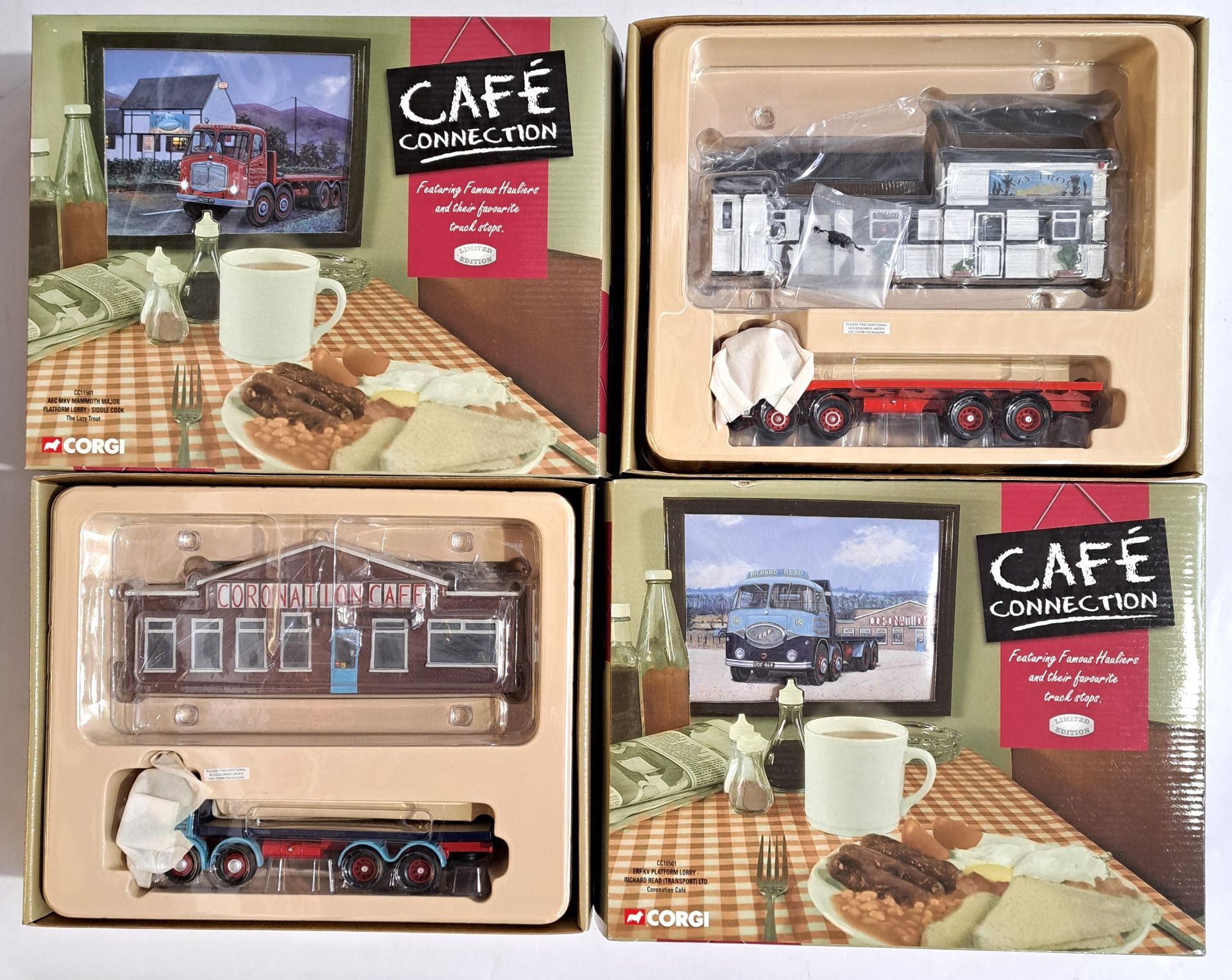 Corgi, a boxed group "Cafe Connection" Diorama Sets - Bild 3 aus 3