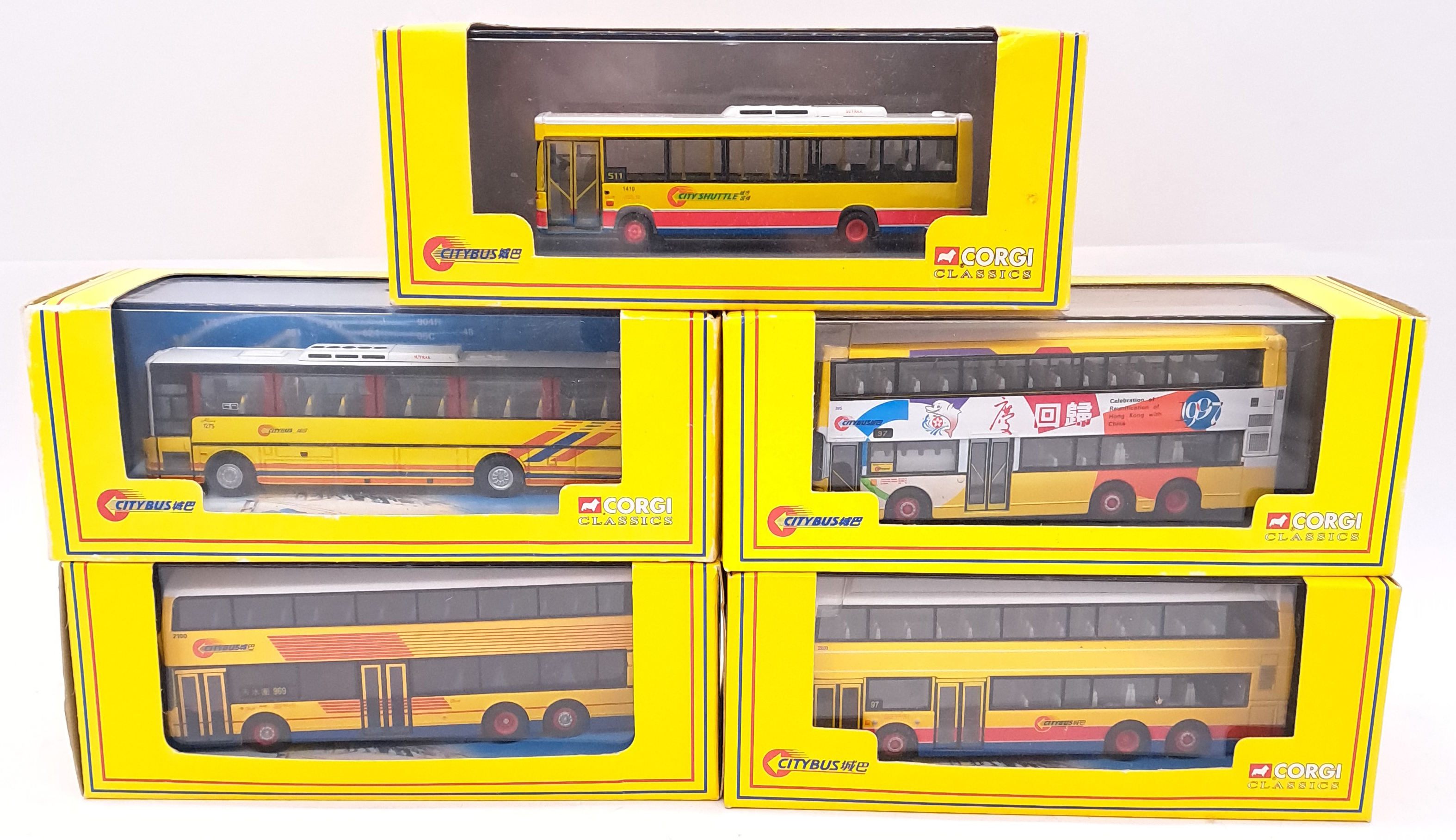 Corgi, a boxed bus group "Citybus"