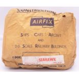 Airfix c1960’s ORIGINAL TRADE BAG complete with Bagged (possibly Type3) “Seahawk” Kits