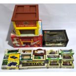 Bburago, Vanguards, Fisher Price Fire Station & Wrenn Railways, a mixed boxed group