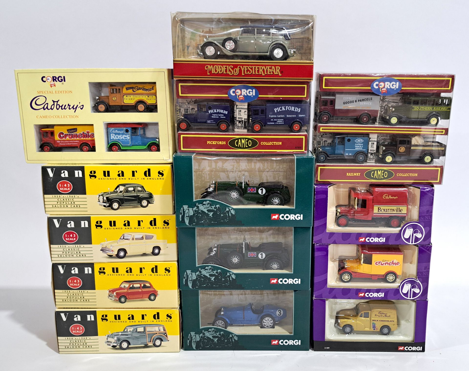 Corgi, Vanguards & Matchbox, a mixed boxed group