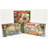 Lego Ninjago Movie group to include (1) 70608 Master Falls, (2) 70609 Manta Ray Bomber, (3) 70629...