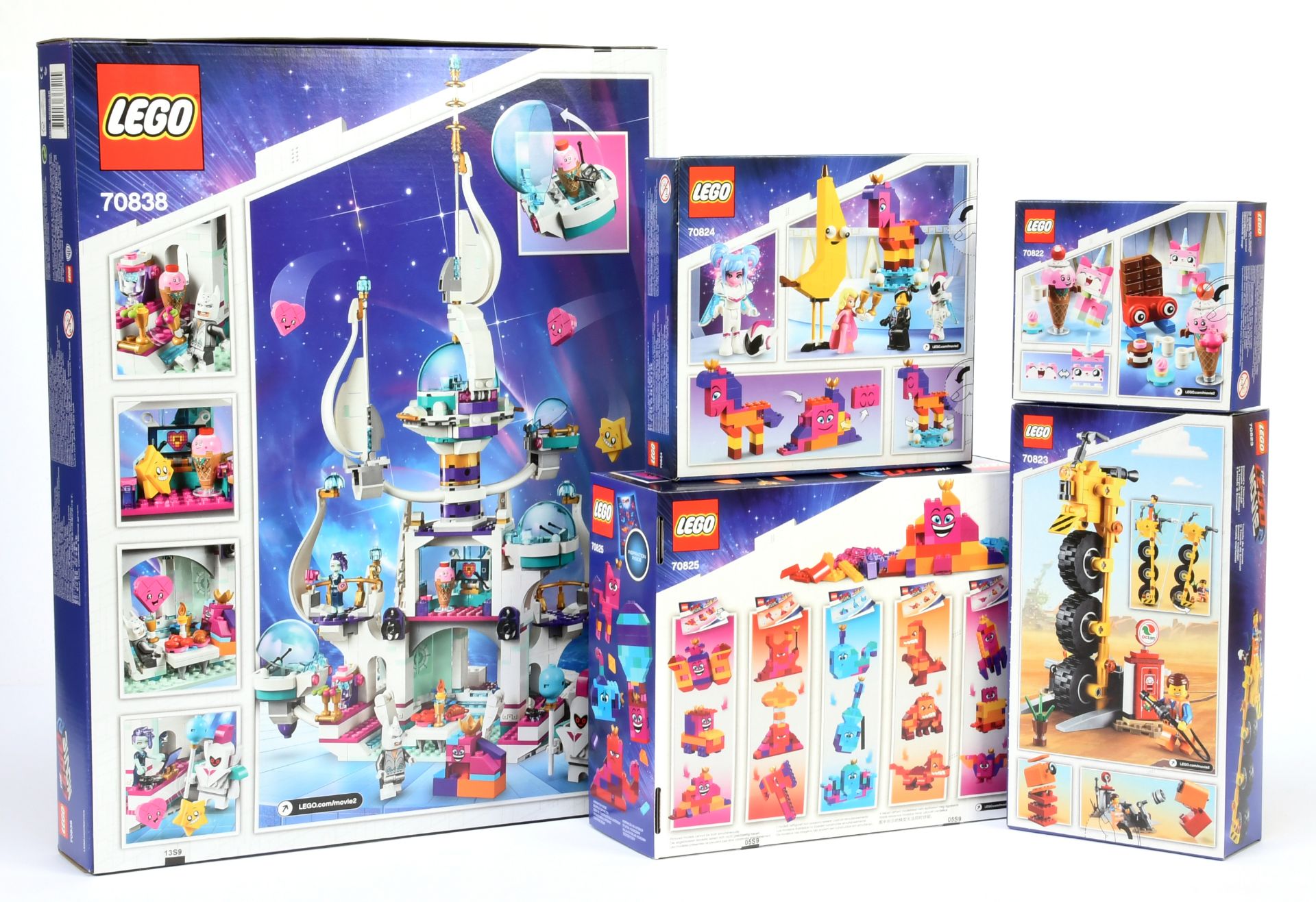 Lego the Movie sets x 5 includes 70838 Queen Watevra's 'So-Not-Evil' Space Palace, 70822 Unikitty... - Bild 2 aus 2