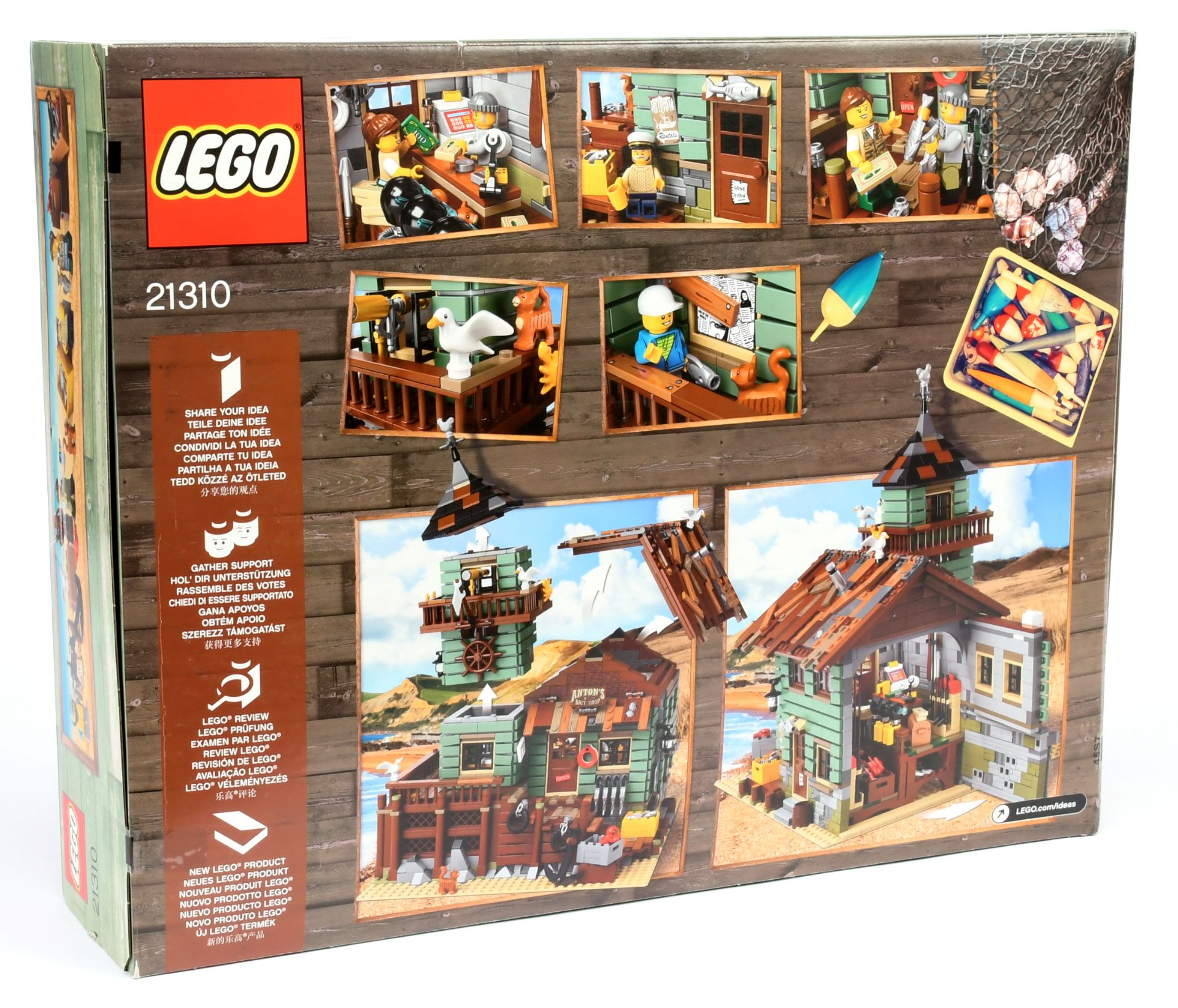 Lego Ideas 21310  #018 Old Fishing Store, within Excellent Plus sealed packaging (minor creases). - Image 2 of 2