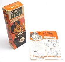 Palitoy Action Man EMPTY Talking Commander box, includes original leaflet. Condition is Fair Plus...
