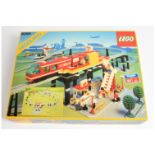 Lego 6399 Legoland Airport Shuttle 9v Monorail 1990, with ioriginal instructions, some parts buil...