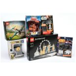 Lego pair & Star Wars (1) 21034 Architecture London - previously built (2) 42117 Technic Race Pla...
