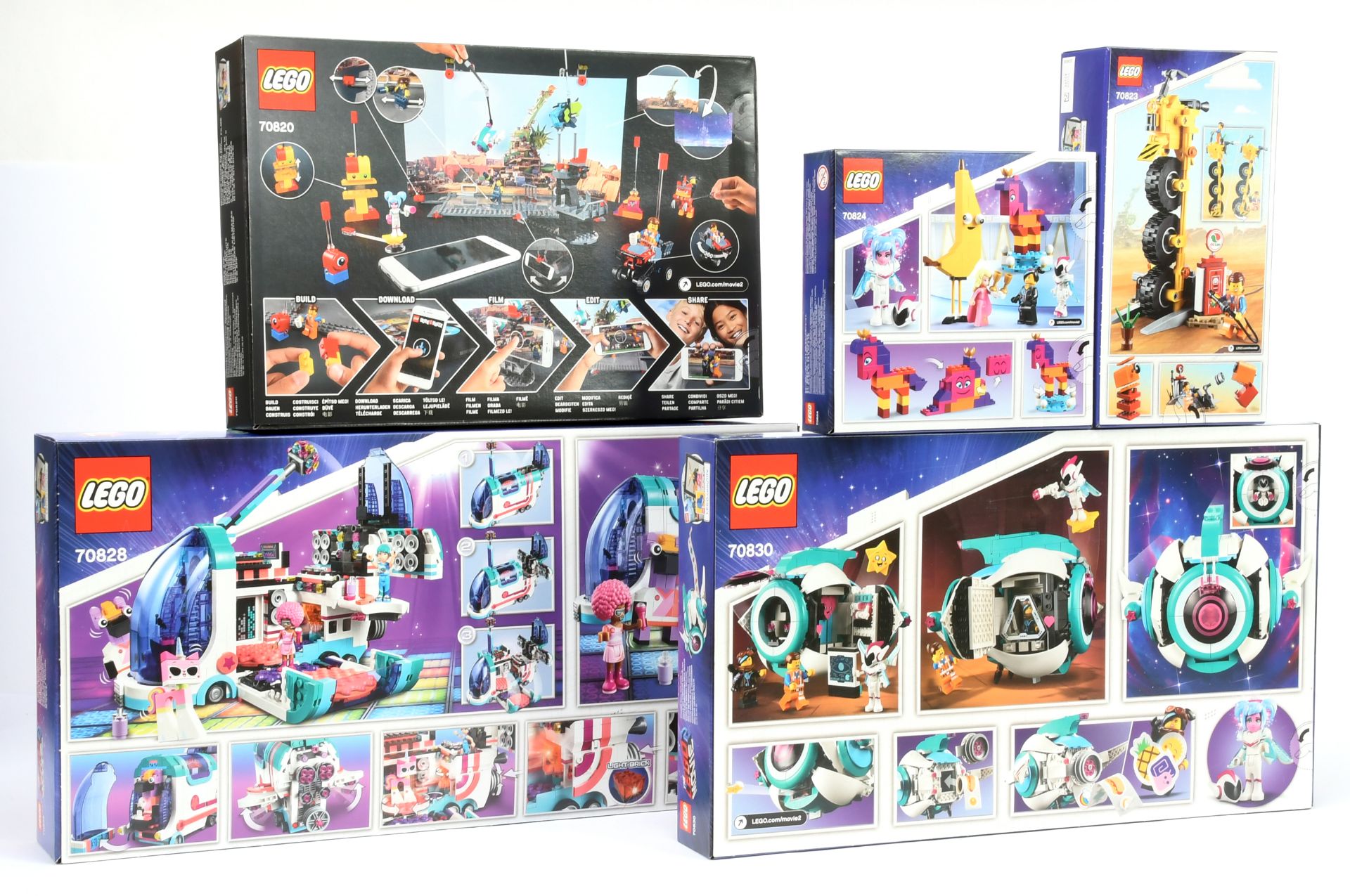 Lego the Movie sets x 5 includes 70820 Movie Maker, 70823 Emmet's Thricycle, 70824 Introducing Qu... - Bild 2 aus 2