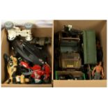 Hasbro Action Man, a large quantity of loose modern issue action figures, various instruction lea...