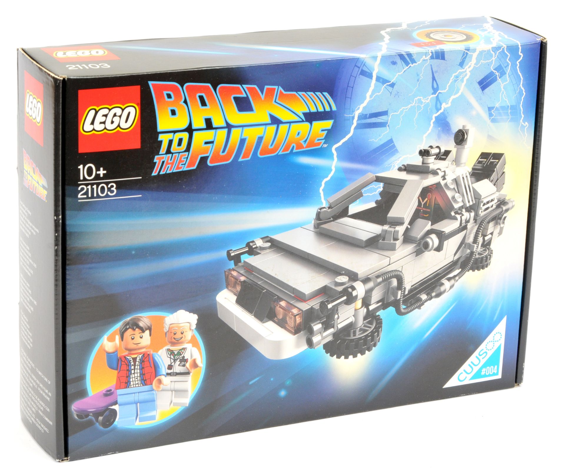 Lego Cuusoo 21103 Back to the Future DeLorean Time Machine Car (set has parts to make 3 different...