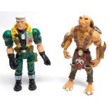 Hasbro Small Soldiers pair, 12 inch loose action figures (1) Archer - Gorgonite Leader, (2) Major...