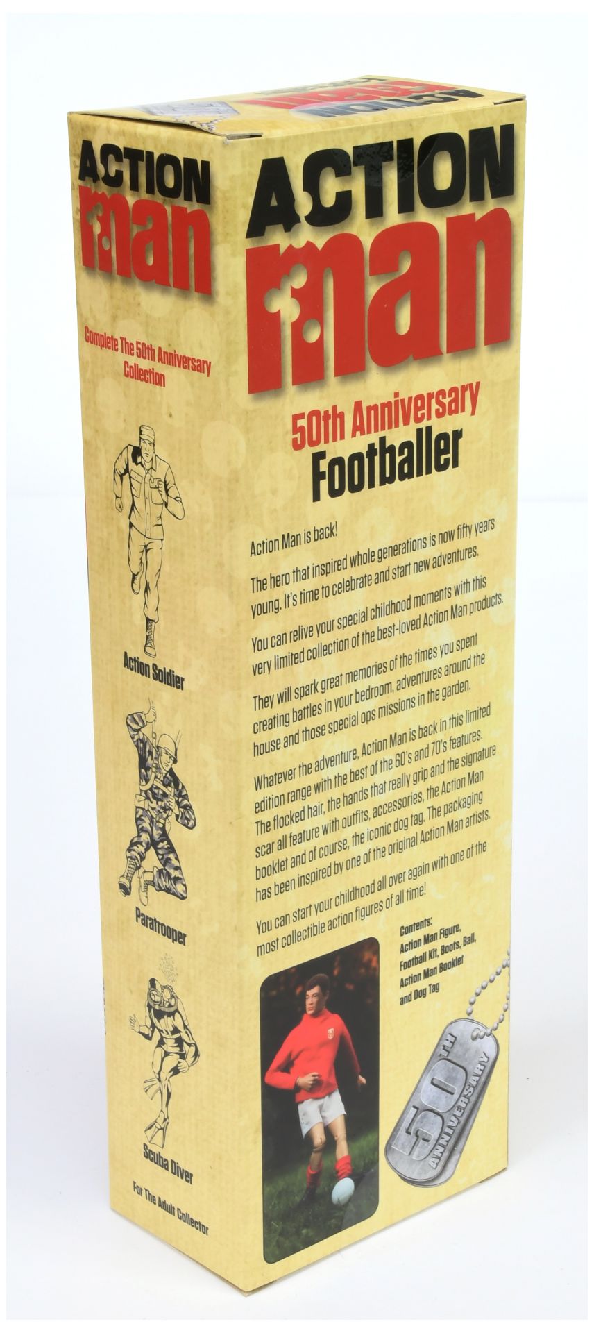 Action Man 50th Anniversary Collectors Edition Footballer AM713, expected to be Mint in sealed Ex... - Image 2 of 2