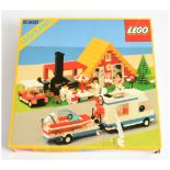 Lego 6388 Legoland Holiday Home With Caravan - Classic Town 1989, with original instructions, som...