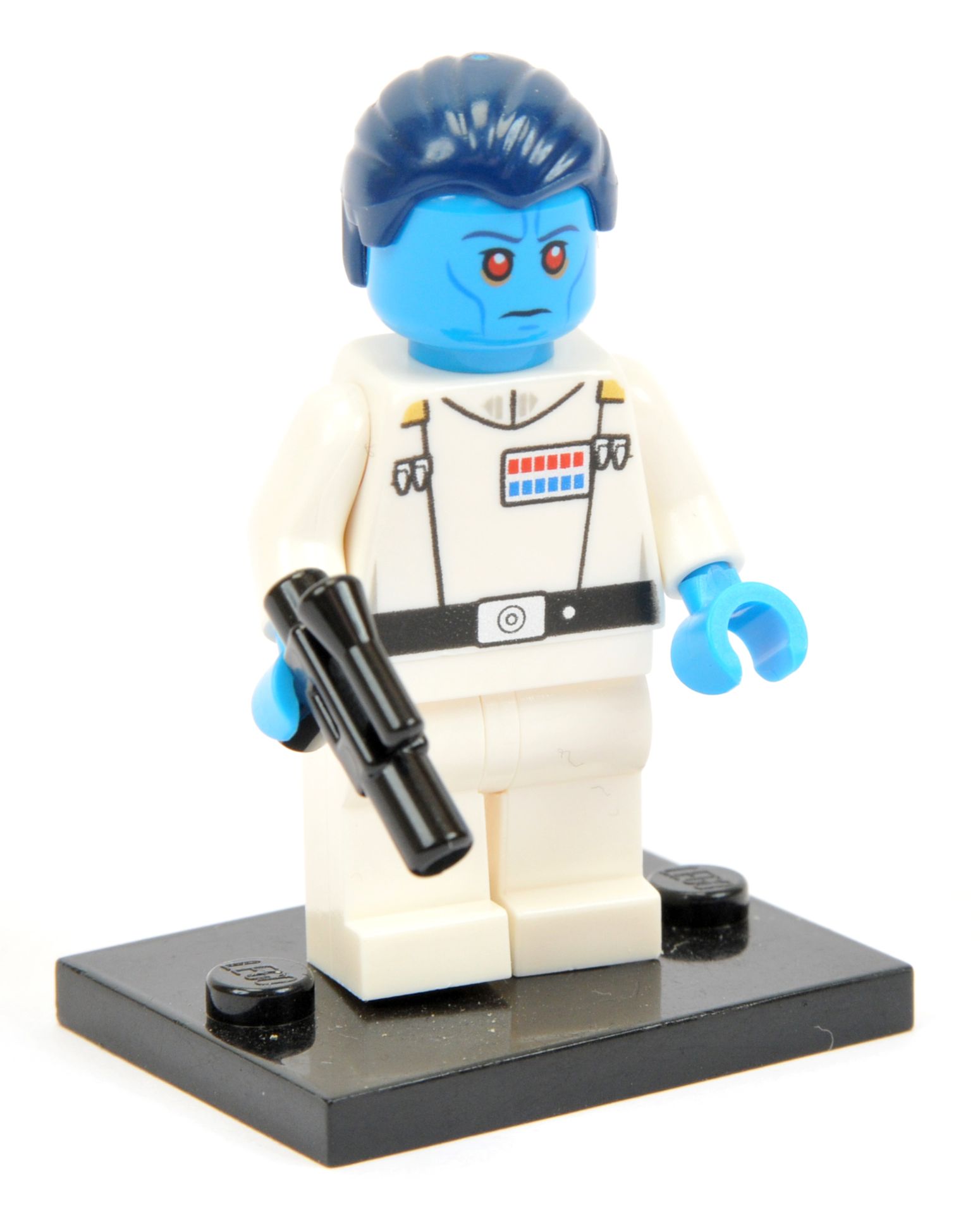 Lego Star Wars Minifigure Grand Admiral Thrawn - from Set 75170 The Phantom (2017), Rare Figure N...