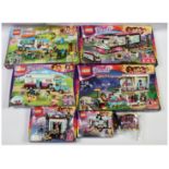 Lego Friends Group (1) 41106 Pop Star Tour Bus (2) 41339 Mia's Camper Van (3) 41117 Pop star TV S...