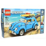 Lego Creator 10252 Volkswagen Beetle, within Near Mint sealed packaging.