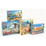 Lego Boxed Group (1) City 60138 Police Helicopter Chase (2) 60220 Garbage Collection(3) 60117 Van...