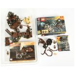 Lego Tolkien Pair (1) 9470 Lord Of The Rings - Shelob Attacks - built model, with box & instructi...