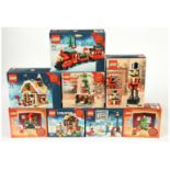 Lego festive sets x 8 includes 40138 Christmas Train, 40139 Gingerbread House, 40223 Snow Globe, ...